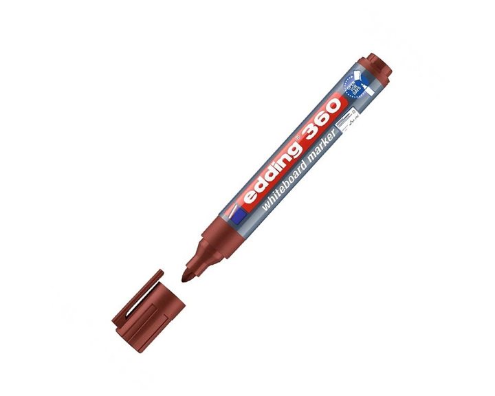 Μαρκαδόρος Edding 360 Ασπροπίνακα 1.5-3mm Καφέ