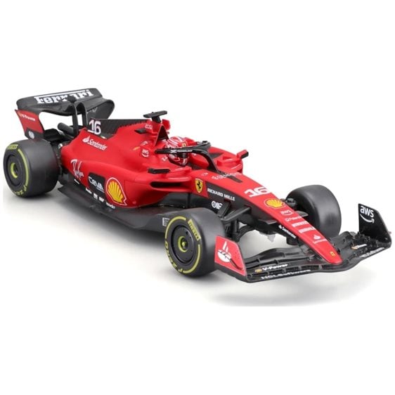 Maisto M82357 Tech Τηλεκατευθυνόμενο R/C Ferrari SF-23 2023, Leclerc 16 CAR-2.4Ghz R, Κόκκινο 49/82357