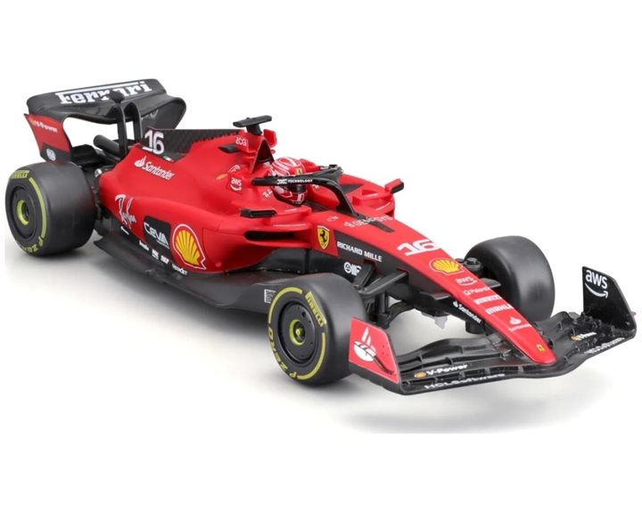 Maisto M82357 Tech Τηλεκατευθυνόμενο R/C Ferrari SF-23 2023, Leclerc 16 CAR-2.4Ghz R, Κόκκινο 49/82357