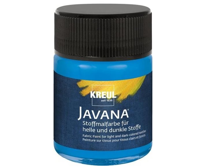 Kreul 50ml Javana Σκουρόχρωμο Ύφασμα Blue