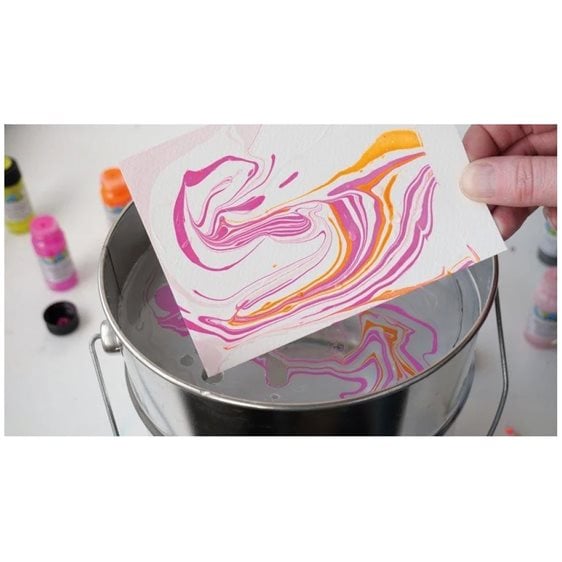 Kreul 20ml Magic Marble Neon Pink
