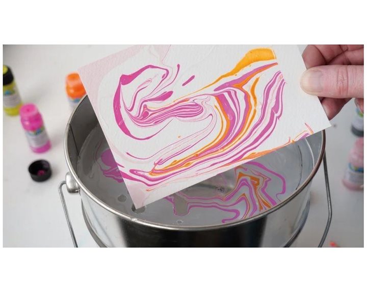 Kreul 20ml Magic Marble Neon Pink