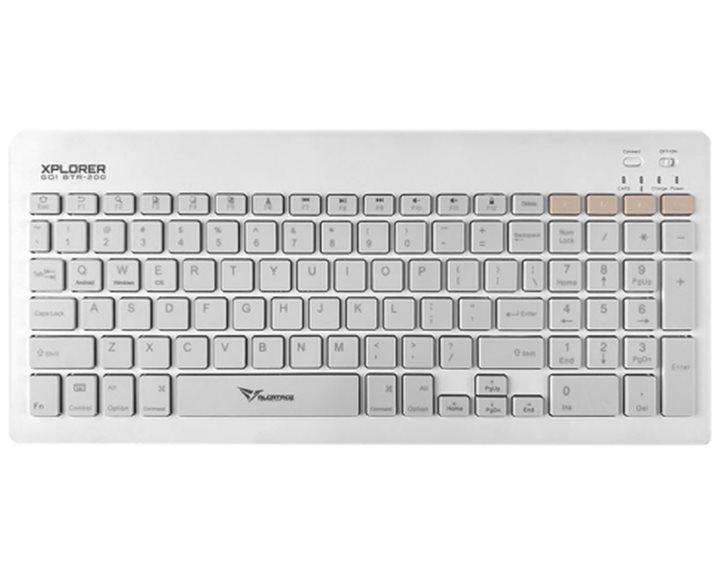 ALCATROZ WIRELESS KEYBOARD XPLORER GO! BTR 200 MIST