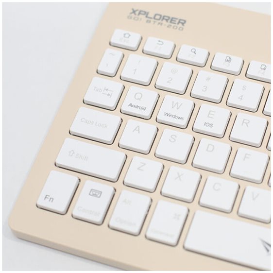 ALCATROZ WIRELESS KEYBOARD XPLORER GO! BTR 200 SAND