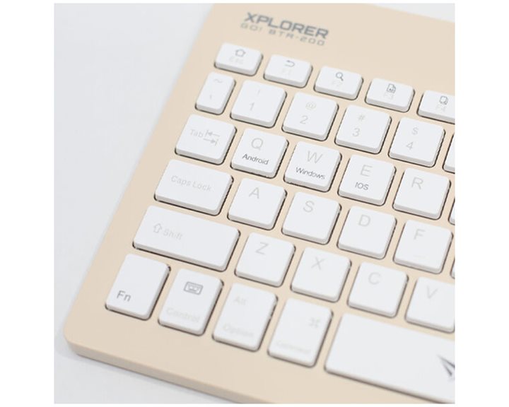 ALCATROZ WIRELESS KEYBOARD XPLORER GO! BTR 200 SAND