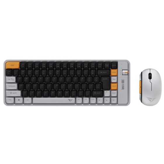 ALCATROZ BT5.3/2.4G MULTI-DEVICE RECHARGEABLE KEYBOARD & MOUSE TETRIZ AIR 300C AUTUMN BLACK