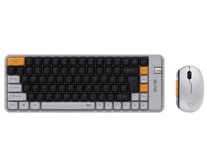 ALCATROZ BT5.3/2.4G MULTI-DEVICE RECHARGEABLE KEYBOARD & MOUSE TETRIZ AIR 300C AUTUMN BLACK
