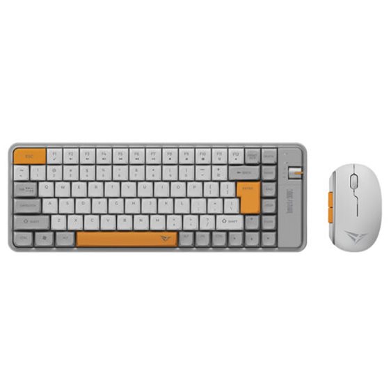 ALCATROZ BT5.3/2.4G MULTI-DEVICE RECHARGEABLE KEYBOARD & MOUSE TETRIZ AIR 300C SUMMER WHITE