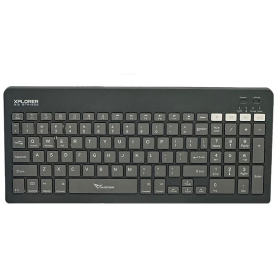 ALCATROZ WIRELESS KEYBOARD XPLORER GO! BTR 200 SLATE
