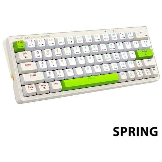 ARMAGGEDDON TRIMODE MECH RGB KEYBOARD LINEAR 63KEYS GMK-100 SPRING