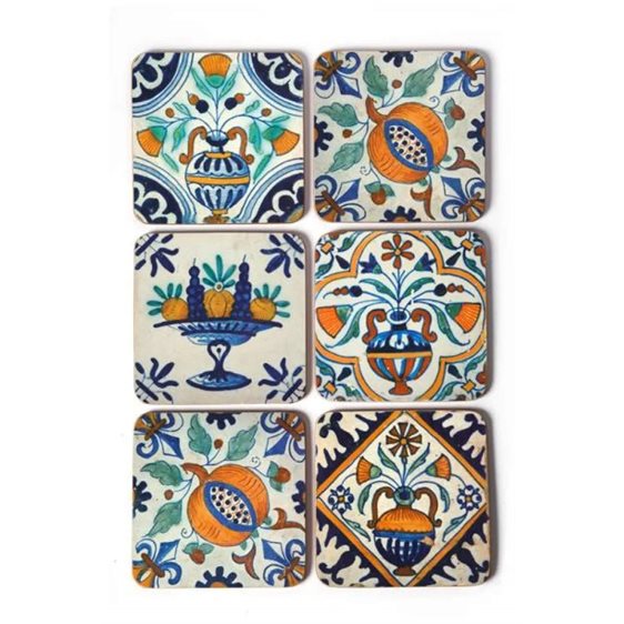 Σουβερ 10,5χ10,5χ0,4cm Delft Polychrome Tiles