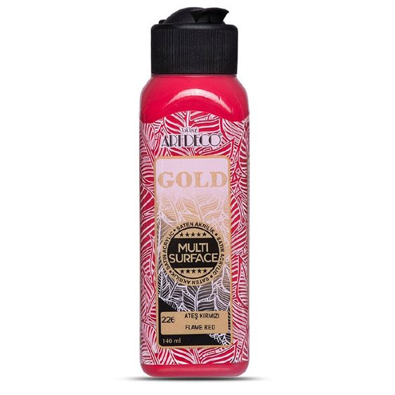 Ακρυλικό Χρώμα Artdeco 140ml Surface Flame Red 226