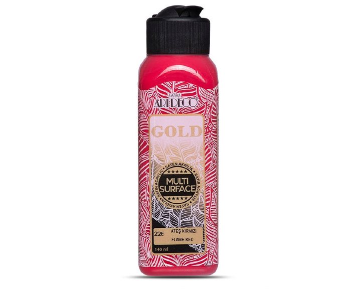 Ακρυλικό Χρώμα Artdeco 140ml Surface Flame Red 226