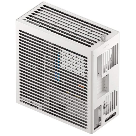 HAVN HS 420 VGPU white Premium Midi Tower Case - with vertical GPU support