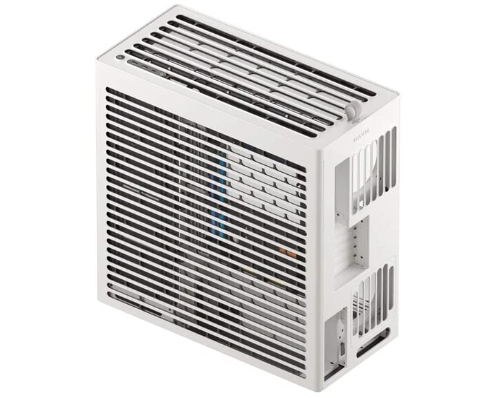 HAVN HS 420 VGPU white Premium Midi Tower Case - with vertical GPU support