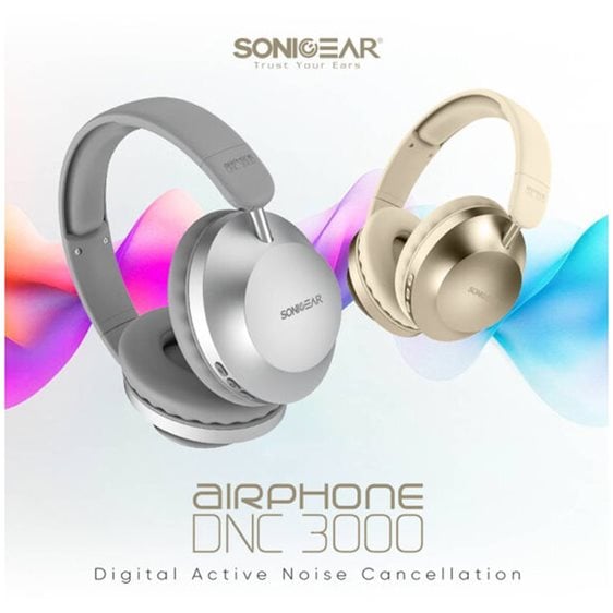 SONIC GEAR BT5.4 HEADSET AIRPHONE DNC 3000 CREAM