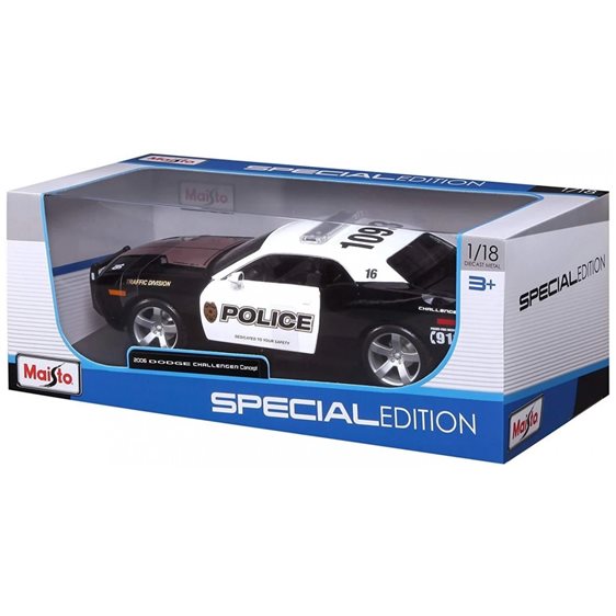 Maisto Special Edition Dodge Challenger Police 1:18 48/31365