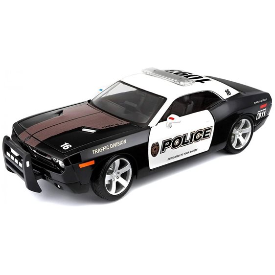 Maisto Special Edition Dodge Challenger Police 1:18 48/31365