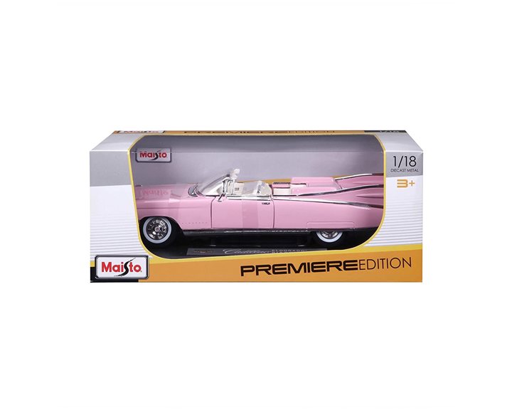 Maisto Premiere Edition Cadillac Eldorado Biarritz 1959 Ροζ 1/18 48/36813