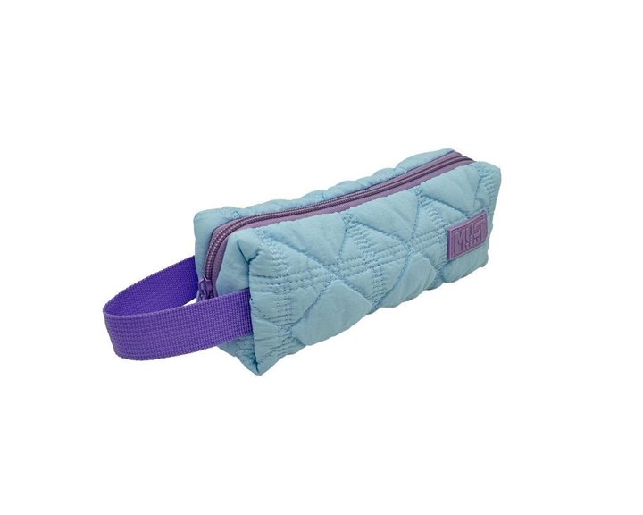 Κασετίνα Βαρελάκι Must 22x5x7cm Ανοιχτό Μπλε 000586932