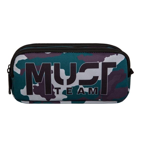 Κασετίνα Must Eternal  με Δύο Φερμουάρ 21x6x9cm Army Green 000586862