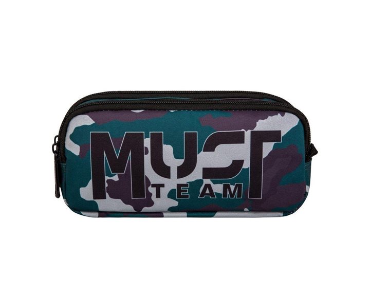 Κασετίνα Must Eternal  με Δύο Φερμουάρ 21x6x9cm Army Green 000586862