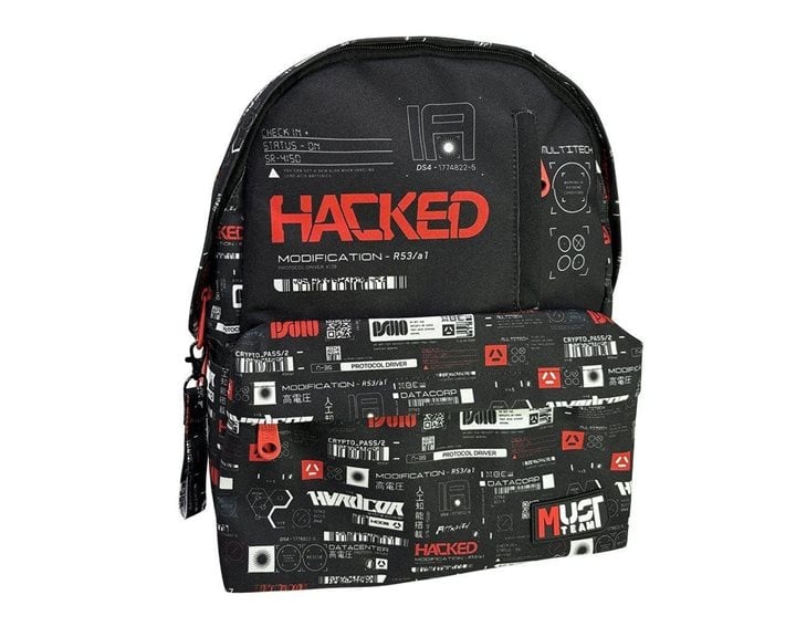 Τσάντα Πλάτης Must Inspirations 32x17x42cm 1 Κεντρική Θήκη Hacked 000586665