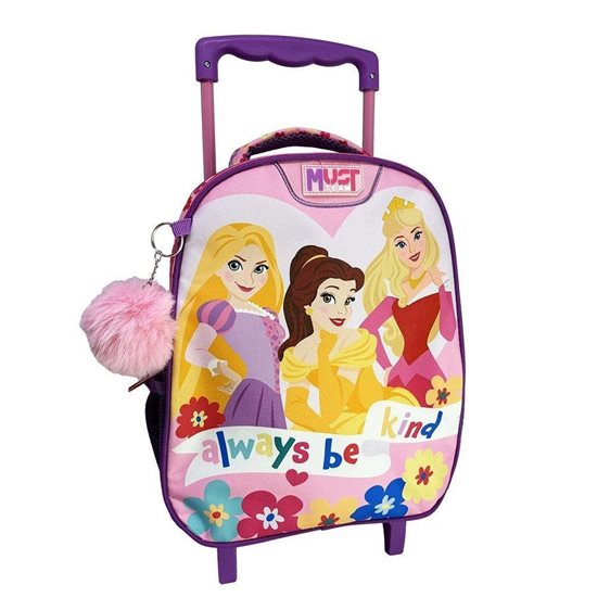 Τσάντα Τρόλλευ Must 34x20x44cm 3 Θήκες Princess Always be Kind 000565041
