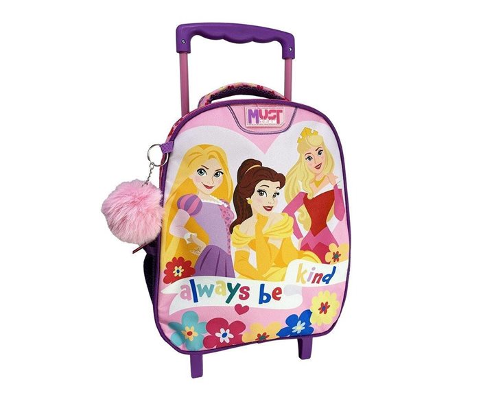 Τσάντα Τρόλλευ Must 34x20x44cm 3 Θήκες Princess Always be Kind 000565041