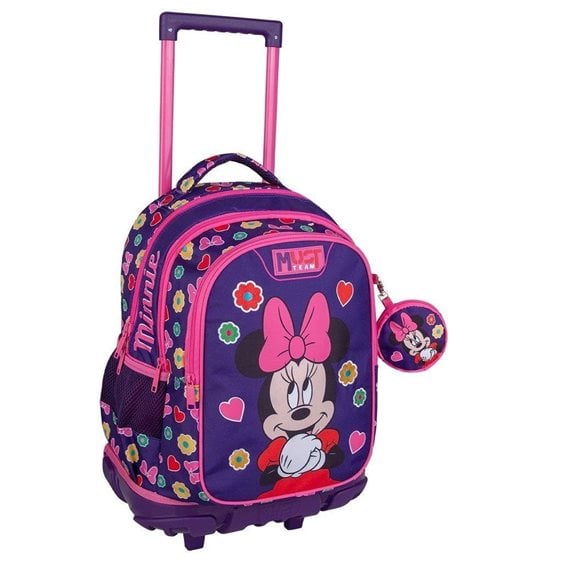Τσάντα Τρόλλευ Must 34x20x44cm 3 Θήκες Minnie Cutie 000565158