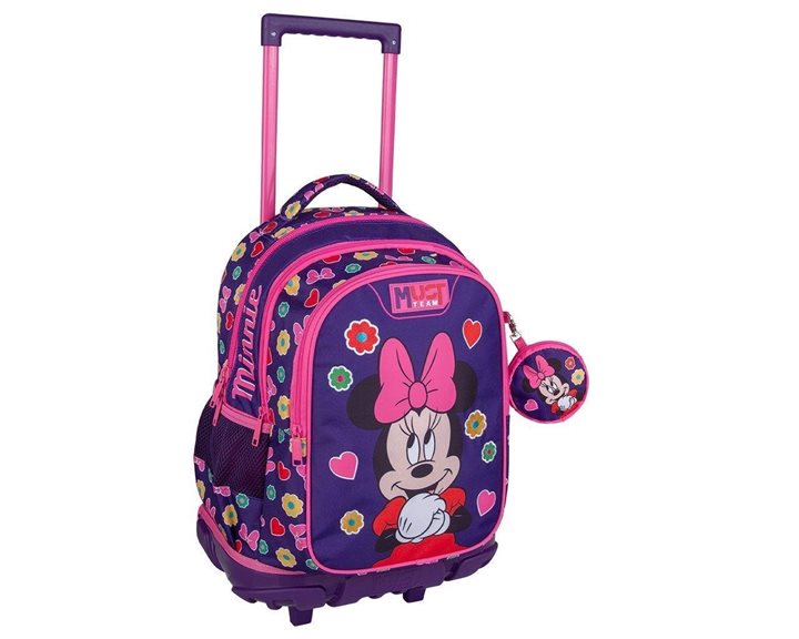 Τσάντα Τρόλλευ Must 34x20x44cm 3 Θήκες Minnie Cutie 000565158