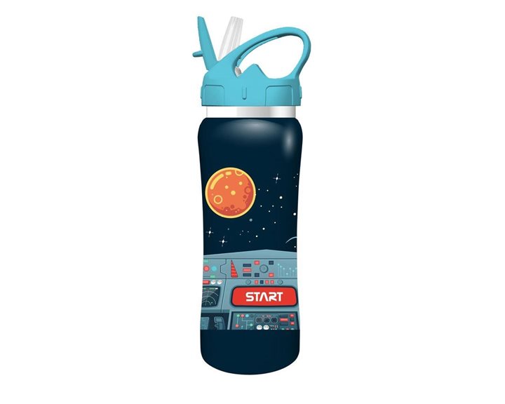 Σετ Φαγητοδοχείο Ανοξείδωτο 800ml και Παγούρι 500ml Must Spaceship 000586469