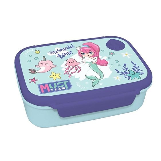 Σετ Φαγητοδοχείο PP 800ml και Παγούρι PP 500ml Must Mermaid Time 000586467