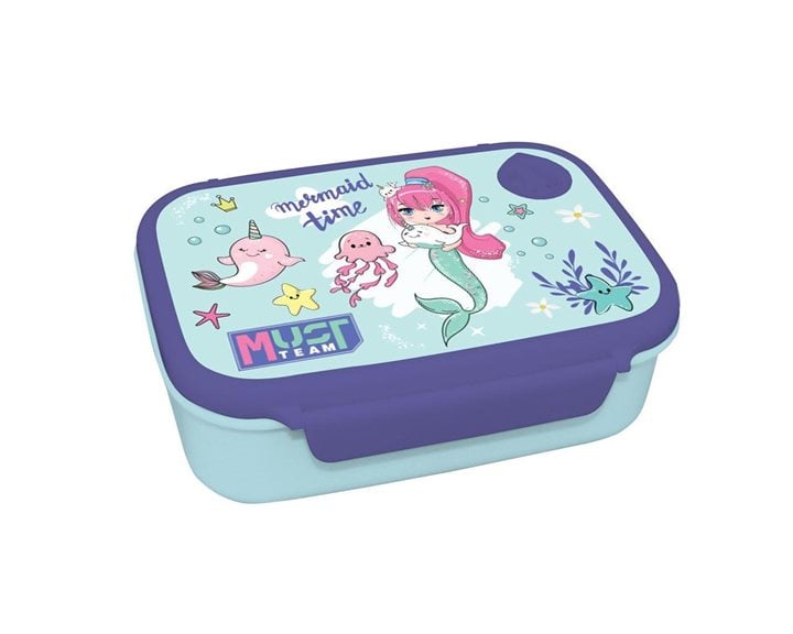 Σετ Φαγητοδοχείο PP 800ml και Παγούρι PP 500ml Must Mermaid Time 000586467