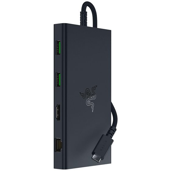 RAZER USB C Dock Station - 11 Ports - USB A/C - PD 85W - 4K HDMI - SD Card - Gigabit Ethernet