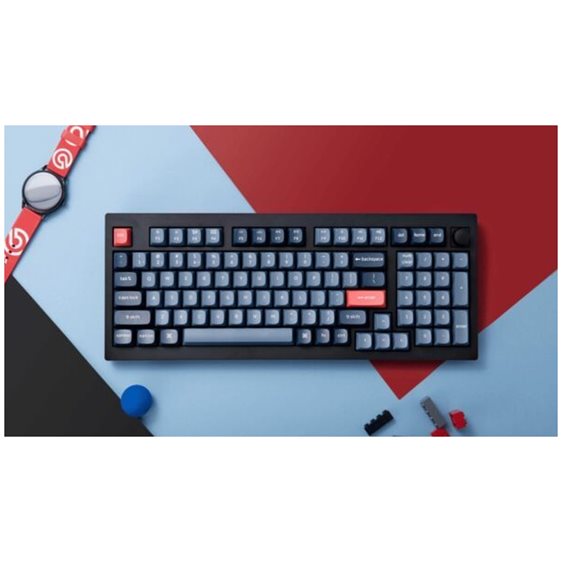 Keychron V5 Max QMK/VIA (V5M-D3) Wireless BT/2,4/Wired Custom Mechanical Keyboard Brown Sw. 96% US