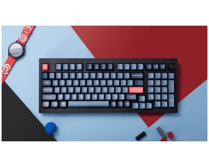Keychron V5 Max QMK/VIA (V5M-D3) Wireless BT/2,4/Wired Custom Mechanical Keyboard Brown Sw. 96% US