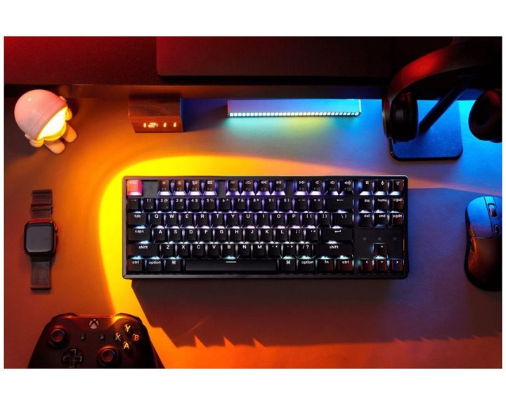 Keychron K8 V2 (K8X-H1) QMK Wireless Mechanical Keyboard Red Switch HotSwap RGB 80% US Layout