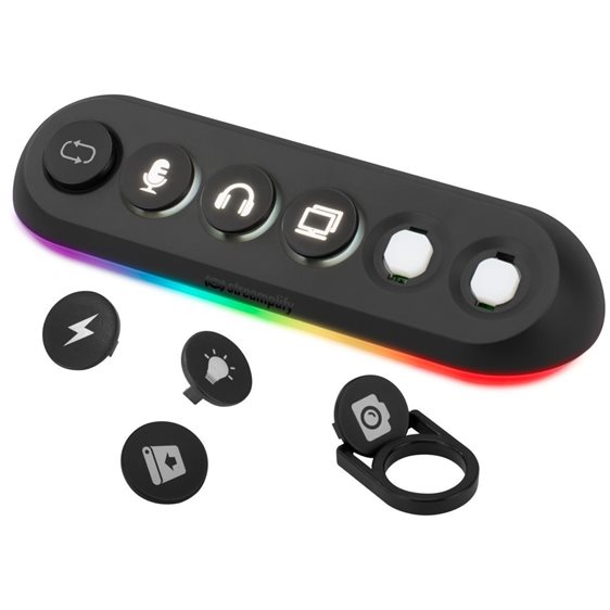 Streamplify HUB DECK 5 -  5 Port Streaming Deck 4x USB 3.0, 1x USB 2.0, RGB, 12V