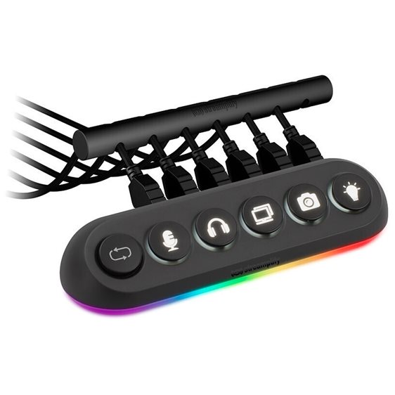 Streamplify HUB DECK 5 -  5 Port Streaming Deck 4x USB 3.0, 1x USB 2.0, RGB, 12V