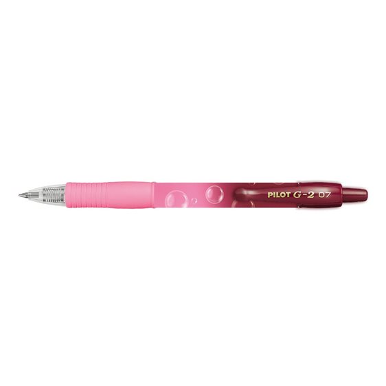 Pilot Στυλό G-2 0.7mm Μπλε Μελάνι Bubble Ροζ