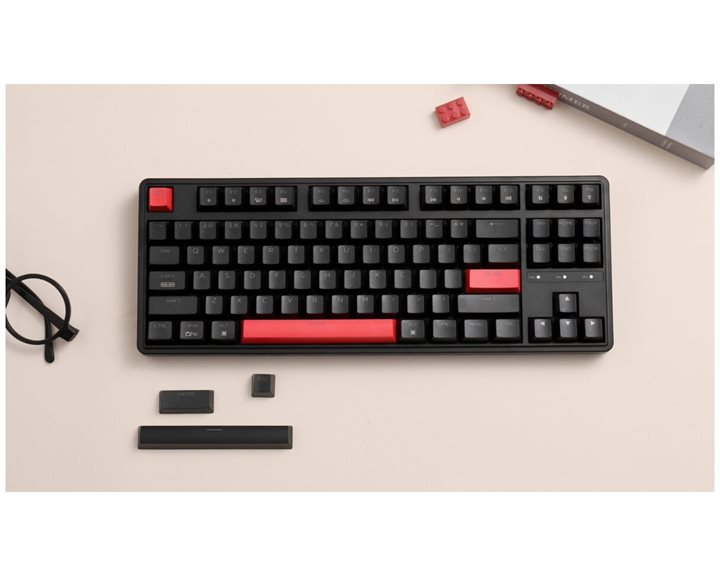 Keychron C3 Pro (C3P-H1) RGB QMK/VIA Mechanical Red Switch - Hot Swappable 80% US Layout