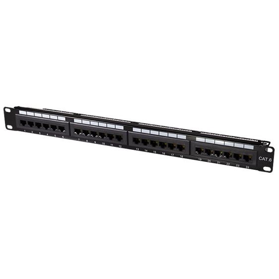 Patch Panel 19'' 24-port Cat.6 Logilink NP0004A PrimeLine