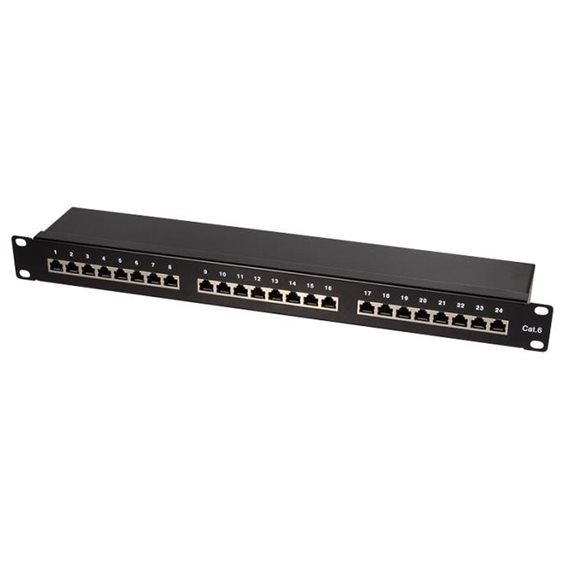 Patch Panel 19'' 24-port Cat.6 Logilink NP0055