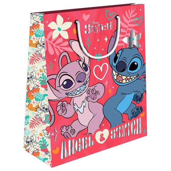 Τσάντα Δώρου Χάρτινη 26χ12χ32 Lilo & Stitch 000564063
