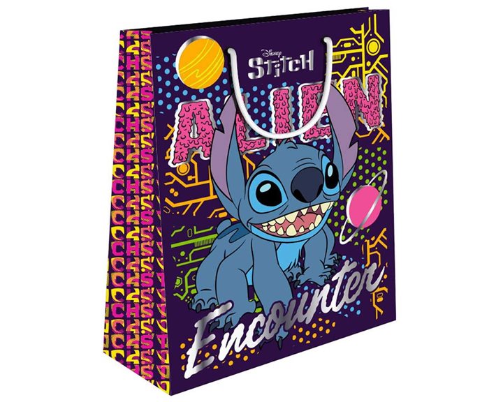 Τσάντα Δώρου Χάρτινη 26χ12χ32 Lilo & Stitch 000564063