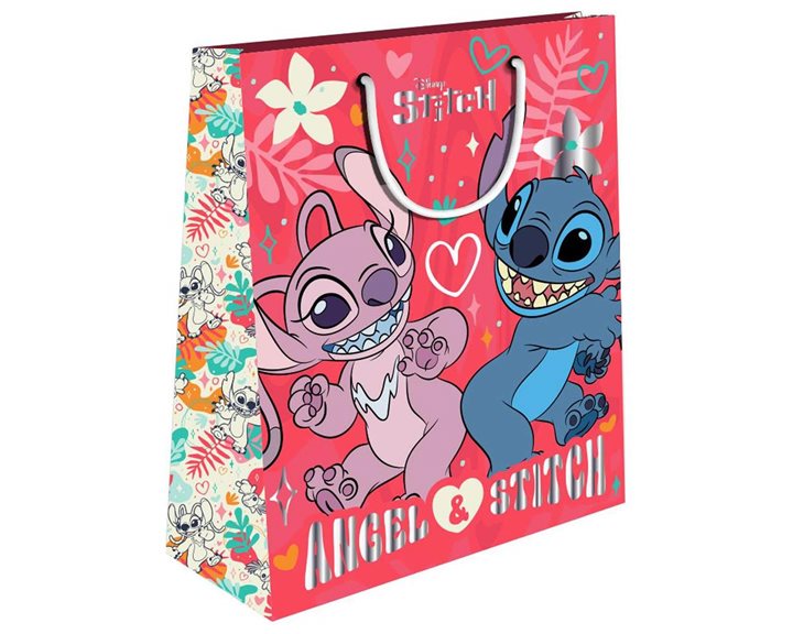 Τσάντα Δώρου Χάρτινη 18χ11χ23 Lilo & Stitch 000564062