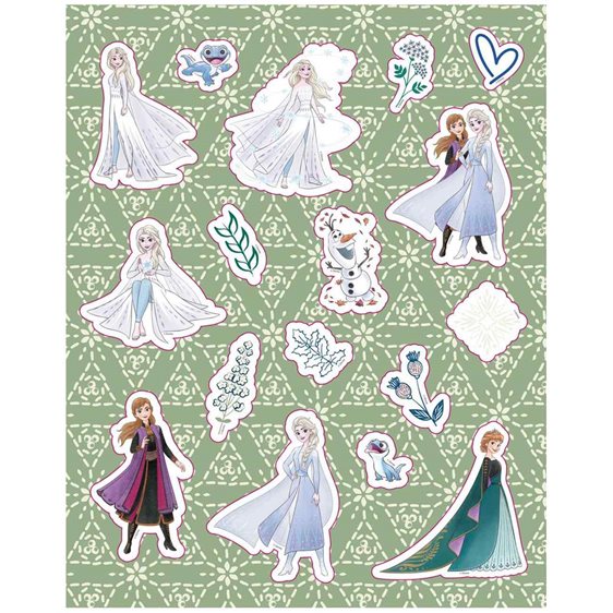 Προσχεδιασμένες Σελίδες Χρωματισμού 24φ Stickers και 6 mini Μαρκαδόρους Frozen 000564597