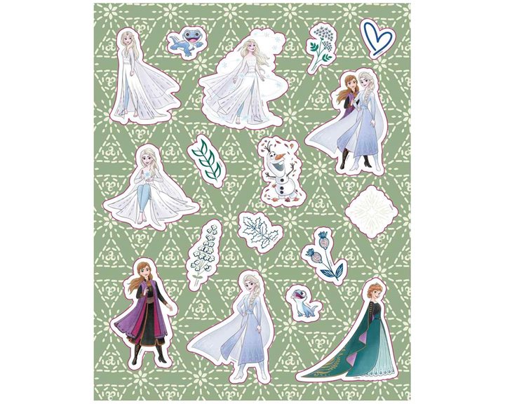 Προσχεδιασμένες Σελίδες Χρωματισμού 24φ Stickers και 6 mini Μαρκαδόρους Frozen 000564597