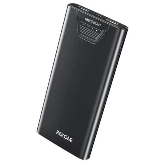 Power Bank WK 10000mAh 12W USBx2 Black WP-101